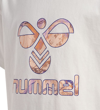 Hummel Stuttermabolur - hmlSwirly - Marshmallow
