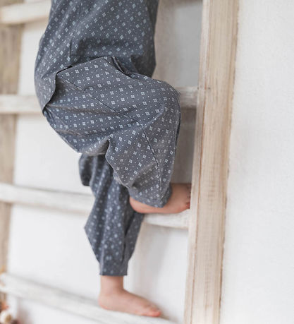 That's Mine Trousers - Robbie - Brilliant Blue w. Print