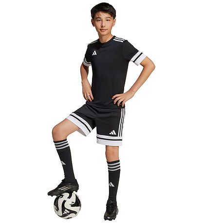 adidas Performance Shorts - SQUA25 SHO Y - Schwarz/Weiß
