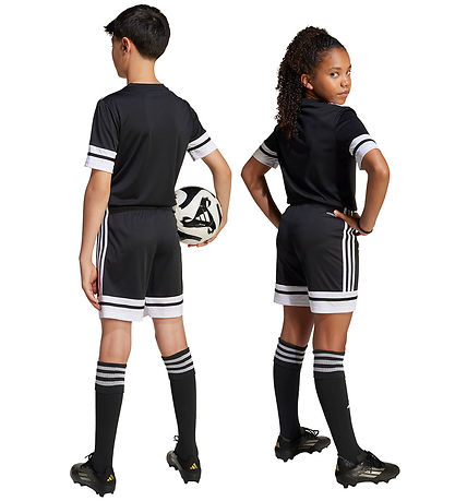 adidas Performance Shorts - SQUA25 SHO Y - Schwarz/Weiß