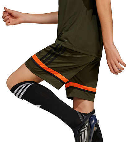 adidas Performance Stuttbuxur - SQUA25 SHO Y - NGTCAR/Svart/SEIM