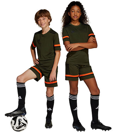 adidas Performance Stuttbuxur - SQUA25 SHO Y - NGTCAR/Svart/SEIM