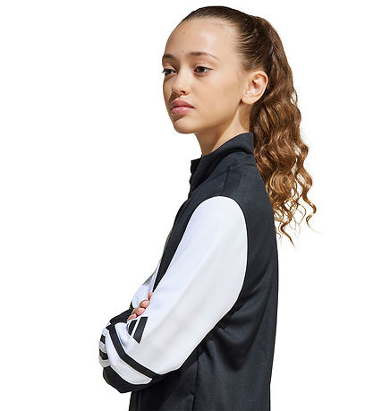 adidas Performance Cardigan - SQ25 TR JKT Y - Zwart/Wit