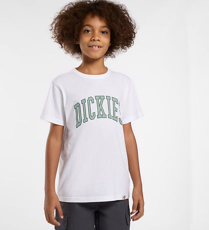 Dickies Stuttermabolur - Aitkin - Hvítur