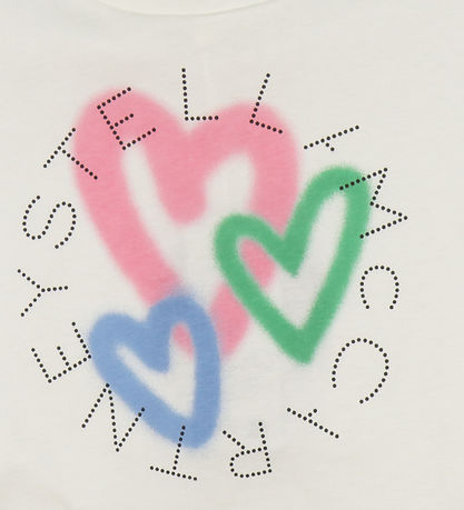 Stella McCartney Kids Stuttermabolur - Hvítt