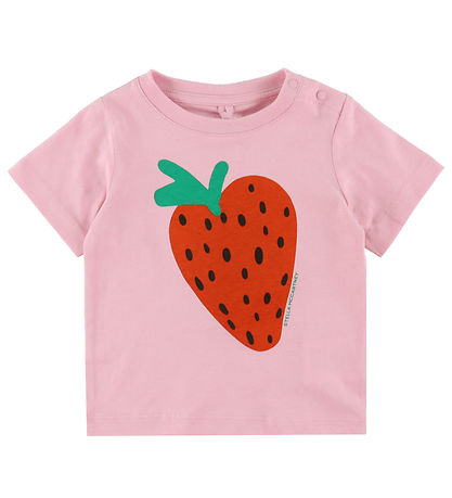 Stella McCartney Kids Stuttermabolur - Bleikt