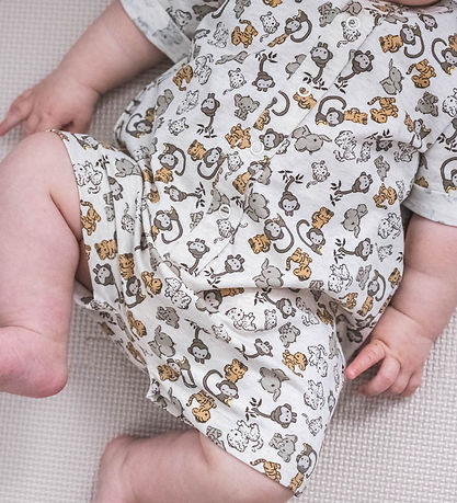 That's Mine Summer Romper - Pelle - Jungle Friends