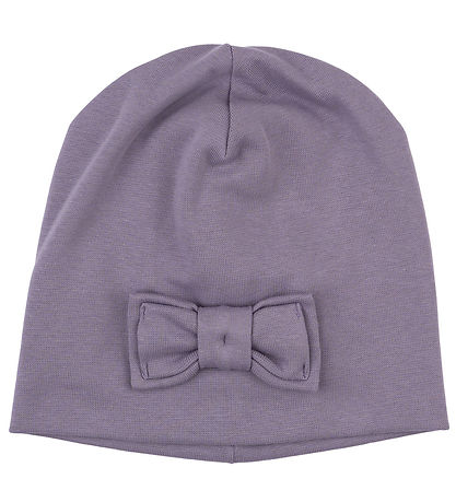 Mikk-Line Beanie - 2-layer - Dusk w. Bow