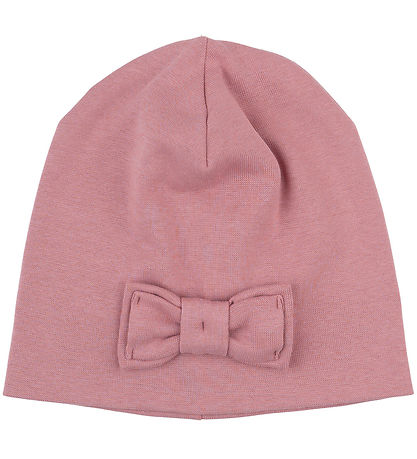 Mikk-Line Beanie - 2-layer - Lilac w. Bow