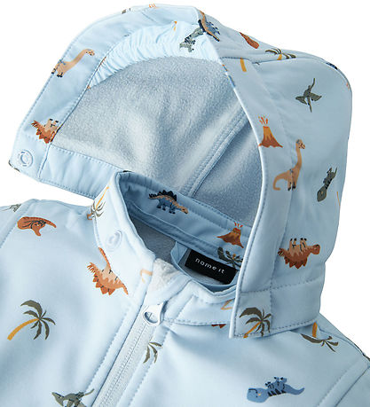 Name It Softshell Suit w. Fleece - NbmAlfa08 - Skyway/Mini Dino
