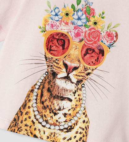 Name It T-shirt - NmfVotea - Ballerina/Leo w. Print