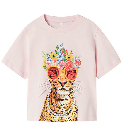 Name It T-shirt - NmfVotea - Ballerina/Leo w. Print