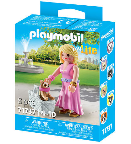 Playmobil My Life - Stelpa M. Chihuahua - 71737 - 8 Partar