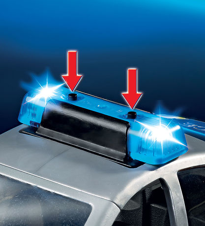 Playmobil Action Heroes - Polizei-Streifenwagen m. Licht/Sound -