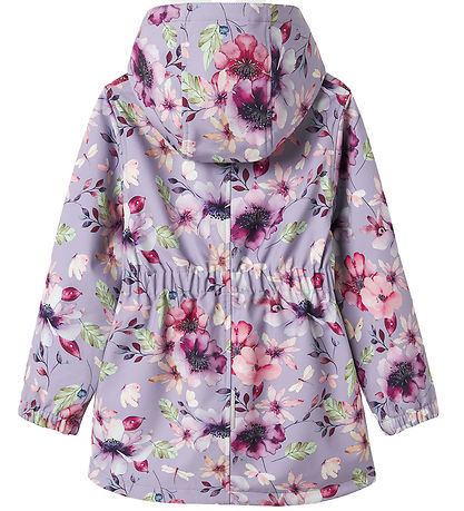 Name It Softshelljacka m. Fleece - NkfAlfa08 - Heirloom Lilac/Bi
