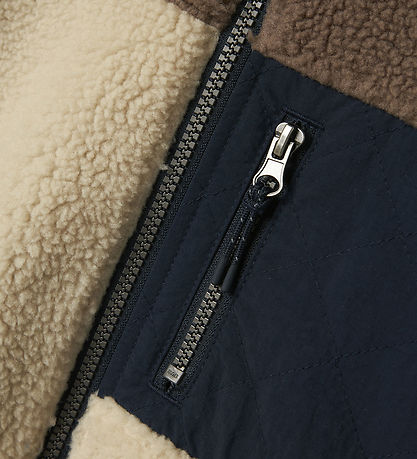Name It Fleece Jacket - Teddy - NkmMonico - Fog