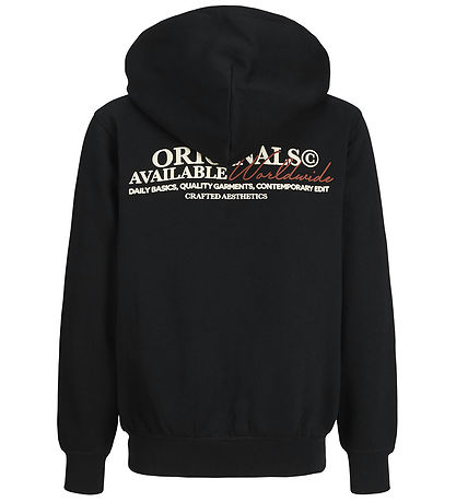 Jack & Jones Kapuzenpullover - JorIslington - Schwarz. Print