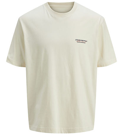 Jack & Jones T-shirt - JorIslington - Antique White w. Print