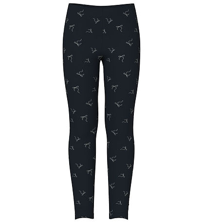 Name It Leggings - 2er-Pack - NkfVivian - Hellgrau-Meliert/Schwa