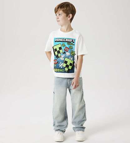Name It T-shirt - NkmMus Minecraft - Cloud Dansare m. Tryck