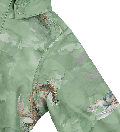 Mikk-Line Regenkleidung - PU - Recycelt - Green Bay m. Drachen