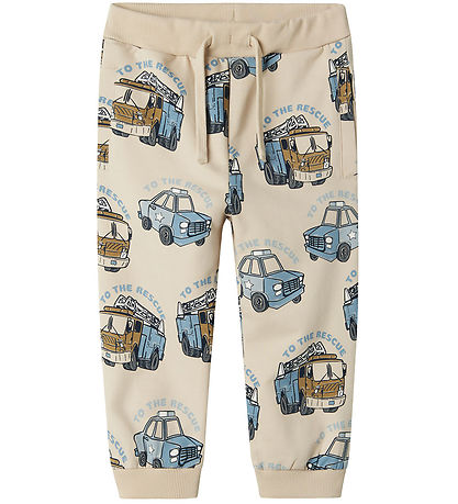 Name It Sweatpants - NmmDibbo - Peyote w. Print