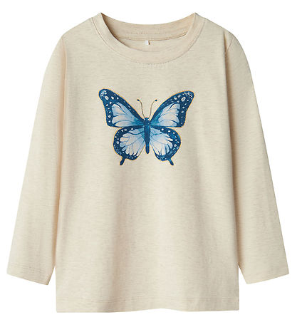 Name It T-shirt - NmfDemmi - Peyote Melange w. Print