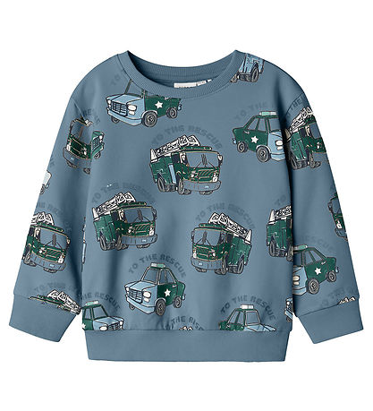 Name It Sweatshirt - NmmDibbo - Spring Lake w. Print