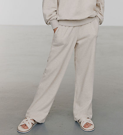 Sofie Schnoor Sweatpants - Gabbisy - Beige Melange