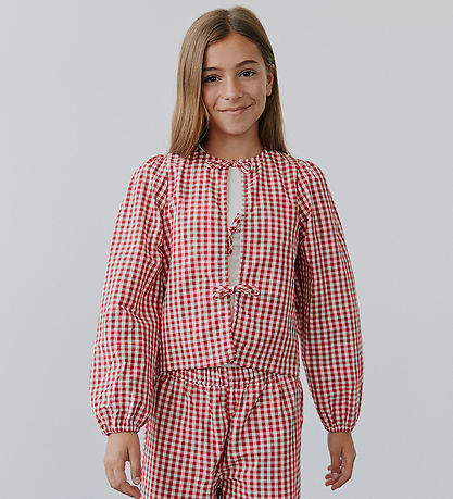 Sofie Schnoor Hemd - Haselnuss - Rot