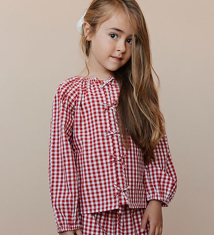 Sofie Schnoor Overhemd - Gedeeltelijke wasbeurt - Rood