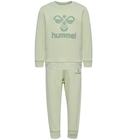 Hummel Set - hmlArine Crewsuit - Fog Green