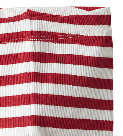 Name It Leggings - Rib - NbfFolisa - Bright White/Chinese Red w.