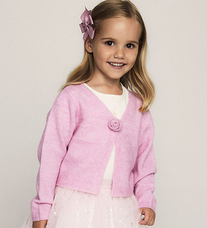 Name It Cardigan - Prjónað - NmfDarine Short - Bleikt Frosting