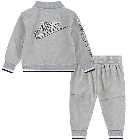 Nike Träningsset - Cardigan/Byxor - Light Rök Grey Heather