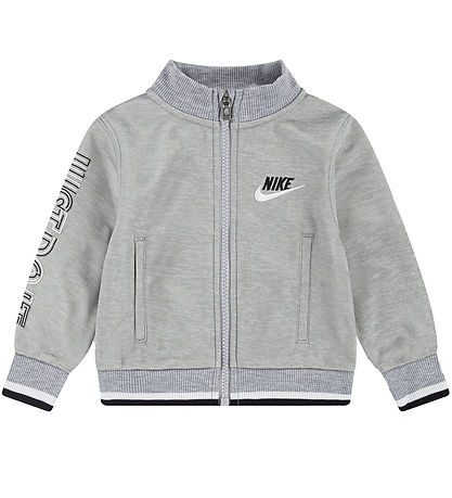 Nike Träningsset - Cardigan/Byxor - Light Rök Grey Heather