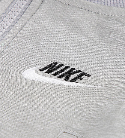 Nike Träningsset - Cardigan/Byxor - Light Rök Grey Heather