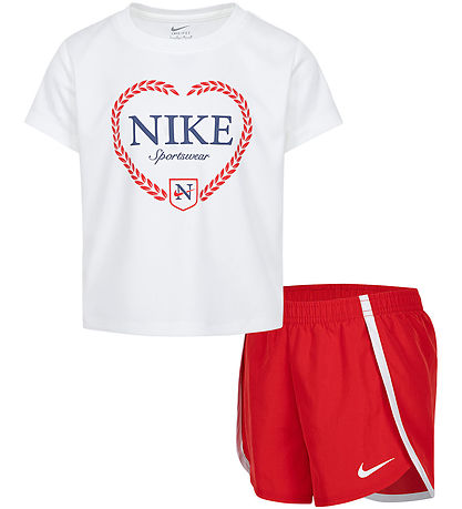 Nike Shorts Set - T-shirt/Shorts - University Red/White