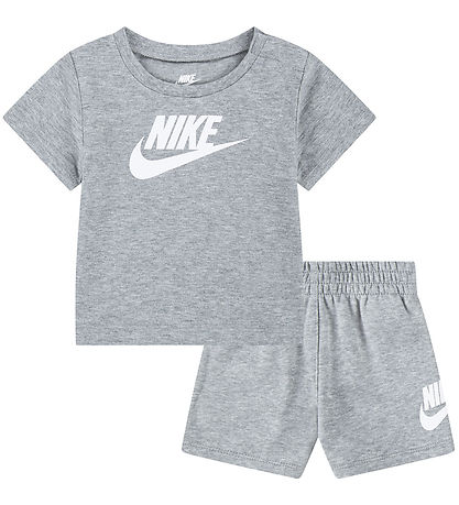 Nike Shorts Set - T-shirt/Shorts - Dark Grey Heather