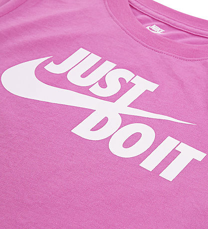 Nike Stuttermabolur - Fjörugur Bleikt