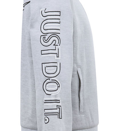 Nike Träningsset - Cardigan/Byxor - Light Rök Grey Heather