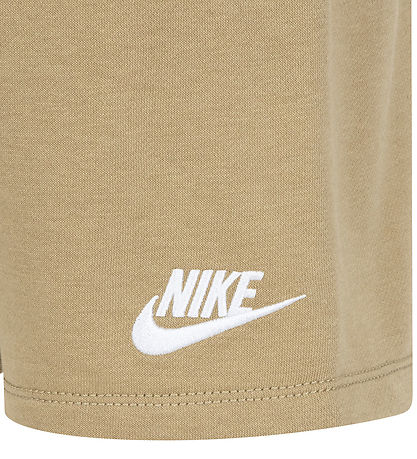 Nike Stuttbuxnasett - Stuttermabolur/Stuttbuxur - Fallhlíf Drapp