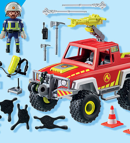 Playmobil Action Heroes - Firefighter Truck - 71824 - 68 Parts