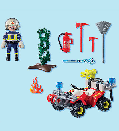 Playmobil Action Heroes - Firefighter Quad - 71825 - 47 Partar