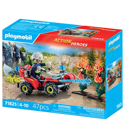 Playmobil Action Heroes - Firefighter Quad - 71825 - 47 Partar