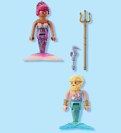 Playmobil DuoPack - Sjöjungfru Och Triton - 71799 - 6 Delar
