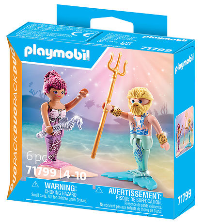 Playmobil DuoPack - Sjöjungfru Och Triton - 71799 - 6 Delar