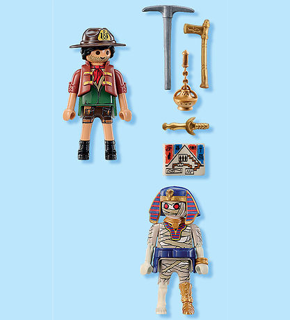 Playmobil DuoPack - Treasure Hunter And Mummy - 71796 - 10 Parta