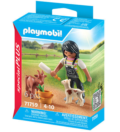 Playmobil SpecialPlus - Kvinna m. Getter - 71759 - 6 Delar