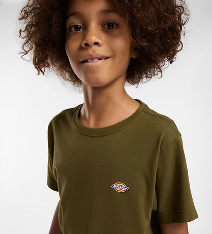 Dickies Stuttermabolur - Mapleton - Dark Olive